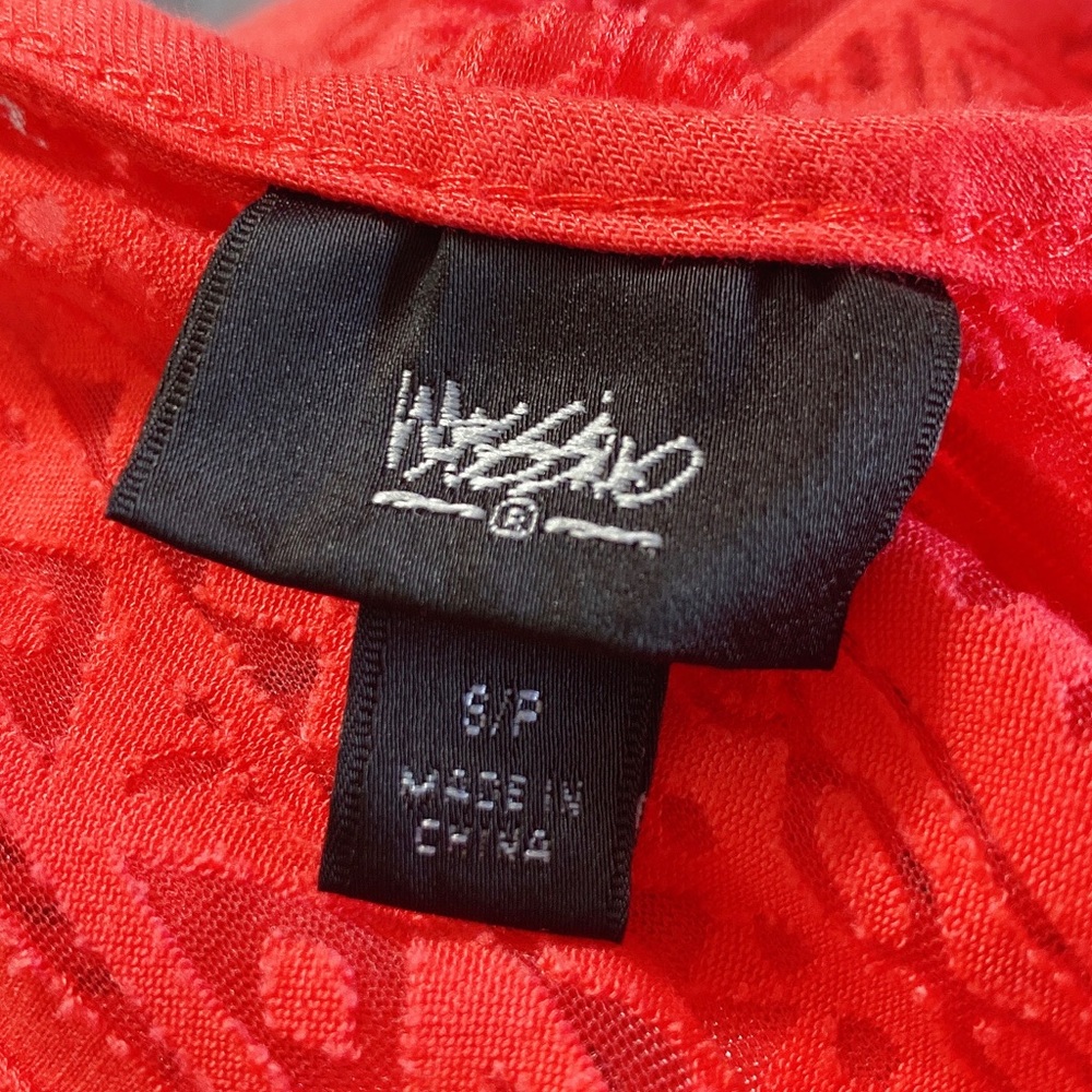 Mossimo Pink Seethrough Patterned Top - image 4